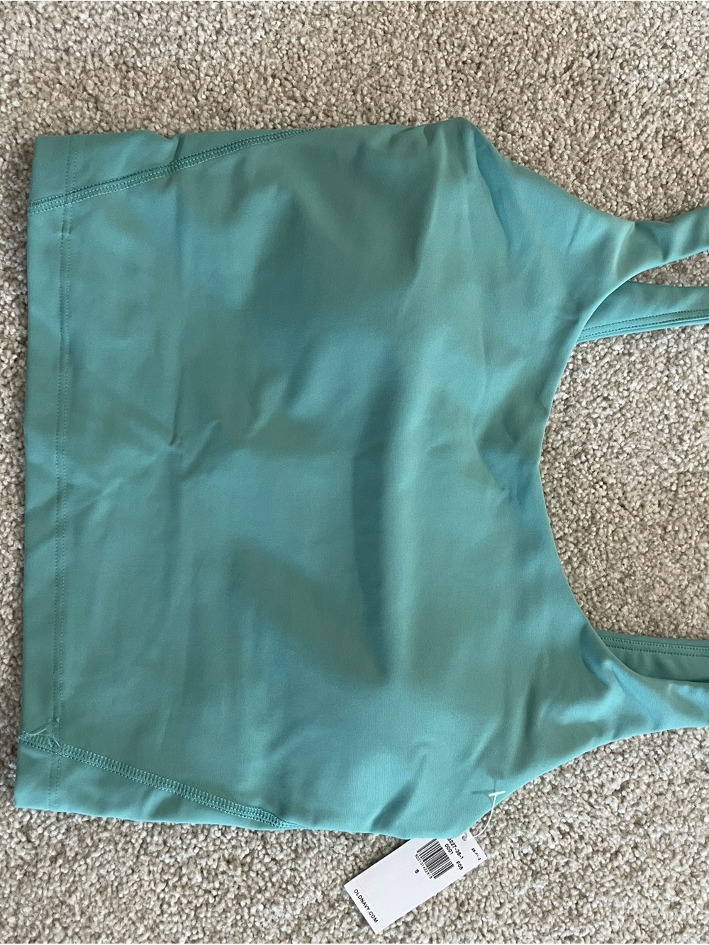 Old Navy Teal PowerSoft Longline Sports Bra